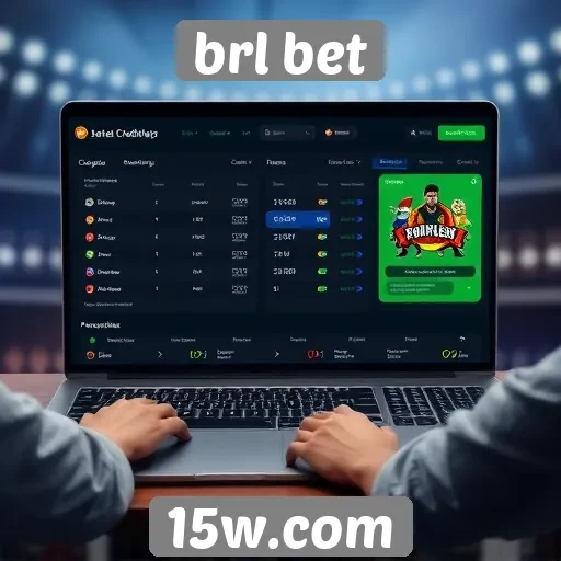 Interface do site Brl Bet passa por atualização